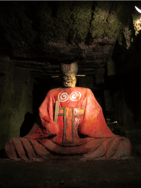 仏像群を通して地獄めぐり